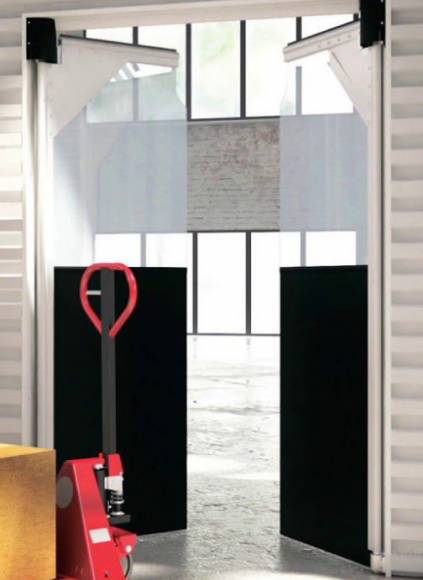 Маятниковая дверь двухстворчатая плёночная МДД(Пл)-1790.2020-7