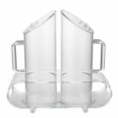 Диспенсер для раздачи 2 колбы 9*25,5 см Proff Cuisine CD800-2