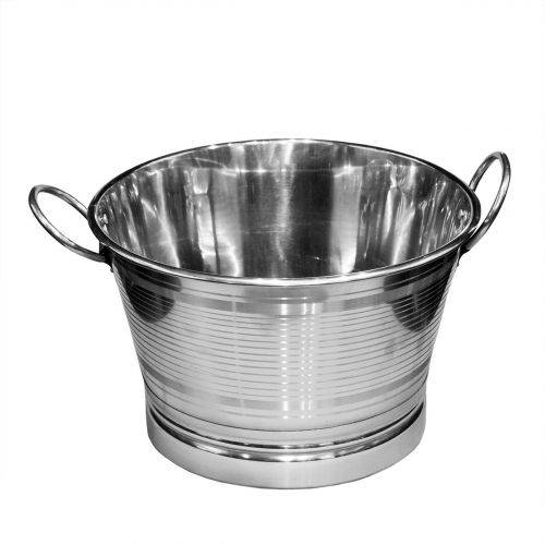 Ведерко с ручками,овальное,для охлаждения бутылок 32.5*20 см, P.L. - BarWare WTS21 Ведерко с ручками,овальное,для охлаждения бутылок 32.5*20 см, P.L. - BarWare WTS21