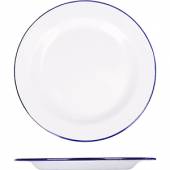 Тарелка мелкая D=200мм металл ProHotel белая эмаль 451/20 3012756