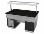 Прилавок с охлажд. камен. поверхностью Stone Island Gastrolux ПО-1310/ПК/SI для 3хGN1/1