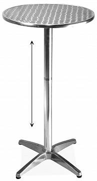 Стол алюминиевый 1201DP регулируемая высота 700/1100мм Стол алюминиевый 1201DP регулируемая высота 700/1100мм