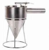 Дозатор жидкого теста Hurakan HKN-DD01 нерж. на подставке