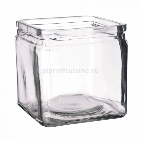 Банка квадратная для подачи 1200мл P.L. 120х120х120мм 15P544 81200133 /12/