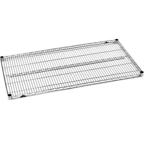 Полка-решётка 914х355мм для стеллажа Metro хромоникелевая 1436NC (для сухих помещений)