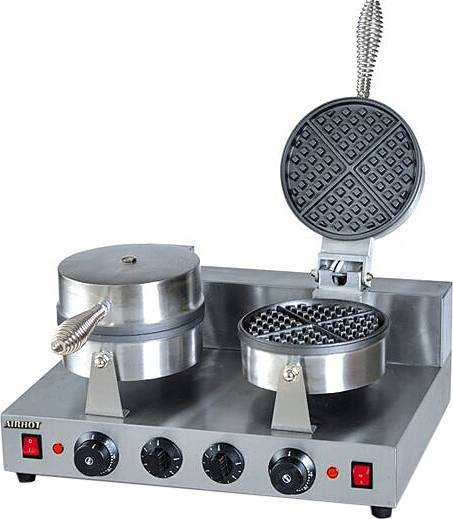 Вафельница Airhot WE-1D для бельгийских вафель (двойная) Вафельница Airhot WE-1D для бельгийских вафель (двойная)