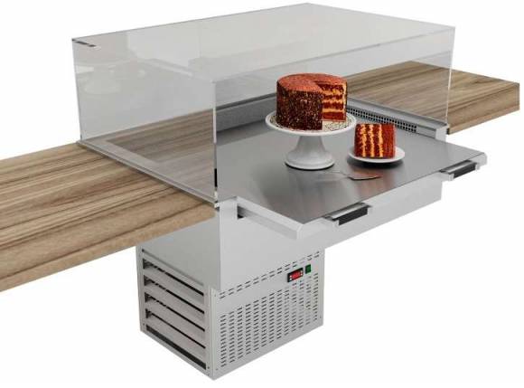 Витрина встраиваемая Morion Gastrolux ВСВ-127/MOR кондитерская