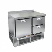 Стол морозильный Hicold GNE12/BT 1дверь 2 ящика (агрегат внизу) Стол морозильный Hicold GNE12/BT 1дверь 2 ящика (агрегат внизу)