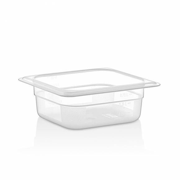 Гастроемкость GN1/6-65 0,75 л. п/п прозрачная GP 76776 Гастроемкость GN1/6-65 0,75 л. п/п прозрачная GP 76776