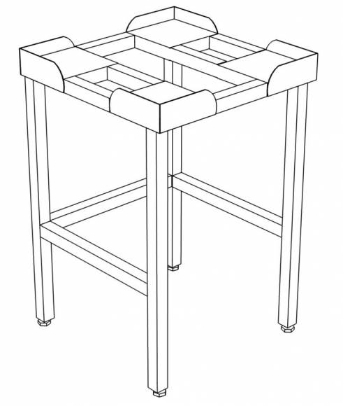 П Подставка без полки и направляющих 1000*900*850 П Подставка без полки и направляющих 1000*900*850