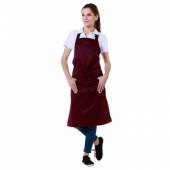 Фартук «Гриль» бордовый [00301] со404