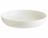 Тарелка глубокая 1070 мл 220 мм h=45 мм с бортом Белый, форма Потт Bonna POT22CK