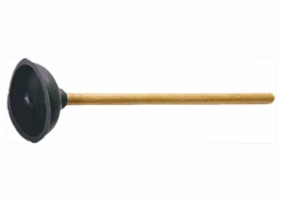 Вантуз 130 мм Сибртех черный длинная ручка (92410) MKN04 /50/