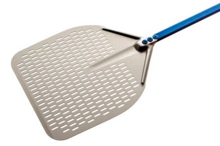 Лопата для пиццы прямоуг. перфорир. 33*33 см. l=120 см. алюм. Azzurra Gimetal A-32RF/120