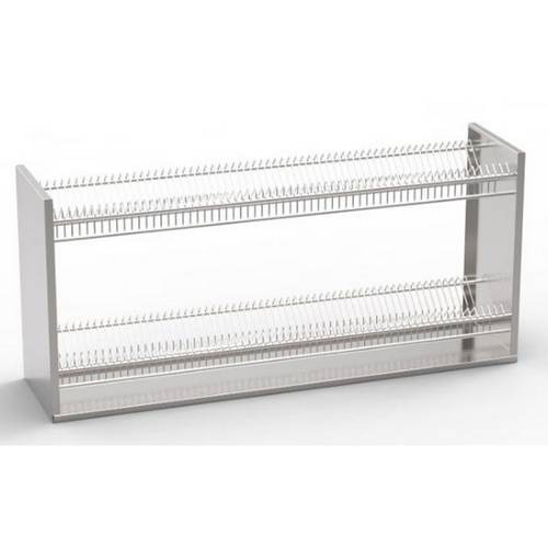 Полка для сушки тарелок и стаканов 2-х уровневая 760*300*500 (эконом) Полка для сушки тарелок и стаканов 2-х уровневая 760*300*500 (эконом)