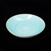 Тарелка глубокая без борта 700мл 255мм Corone Nature голубая /24/ Тарелка глубокая без борта 700мл 255мм Corone Nature голубая /24/