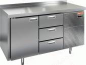 Стол холодильный Hicold SN13/TN 1 дверь 3 ящика
