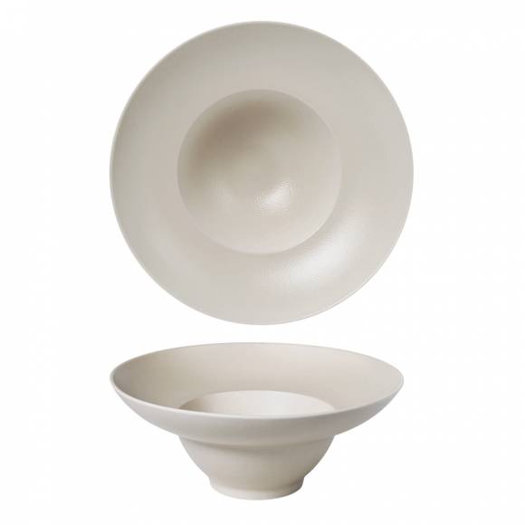 Тарелка глубокая 280 мл 210 мм фарфор NOBLE Fine Plus-Light Grey 095527A-L010-LGS /6/