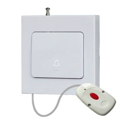 Smart-1S медицинская кнопка вызова со шнуром, цвет белый