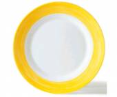 Тарелка d=195 мм желтый край Браш 49139 37304 /6/ Тарелка d=195 мм желтый край Браш 49139 37304 /6/