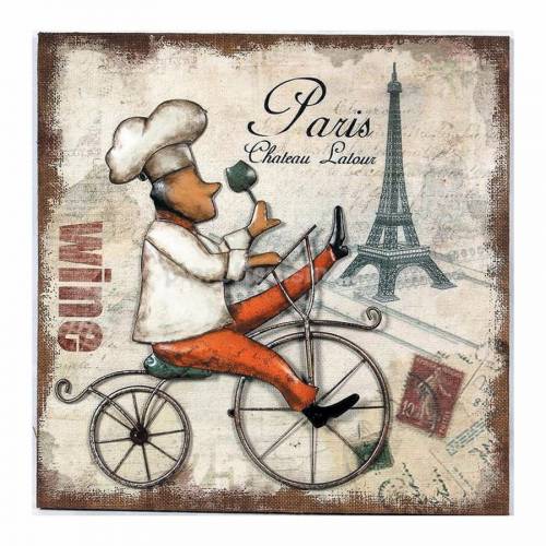 Картина "Paris" 50*50*4,5 см, P.L. Proff Cuisine FH83-13201