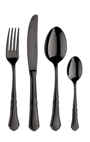 Нож столовый Pintinox Settecento Black черный 1AD00003 /12/ Нож столовый Pintinox Settecento Black черный 1AD00003 /12/