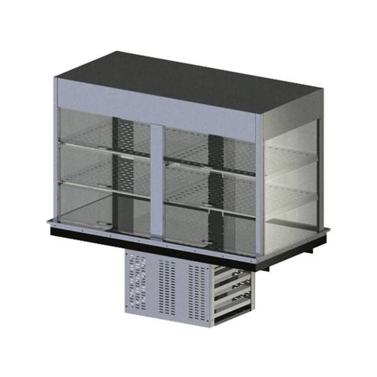Витрина встраиваемая для cамообслуживания Gastrolux ВCН-157/GN/О с охлаждаемой ванной Витрина встраиваемая для cамообслуживания Gastrolux ВCН-157/GN/О с охлаждаемой ванной