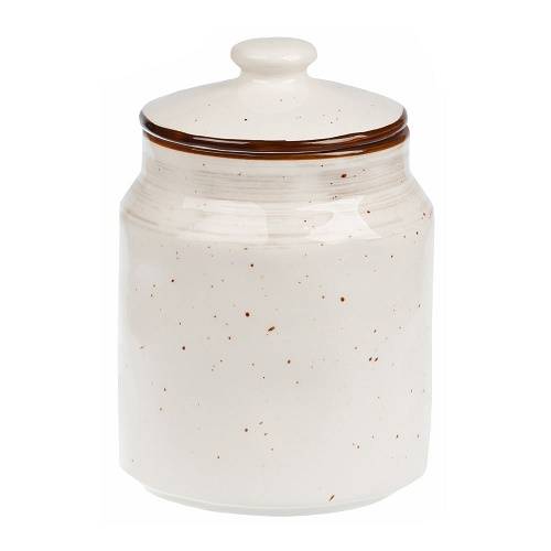Горшочек 1000мл фарфор White Fusion P.L. с крышкой 73024255 /1/