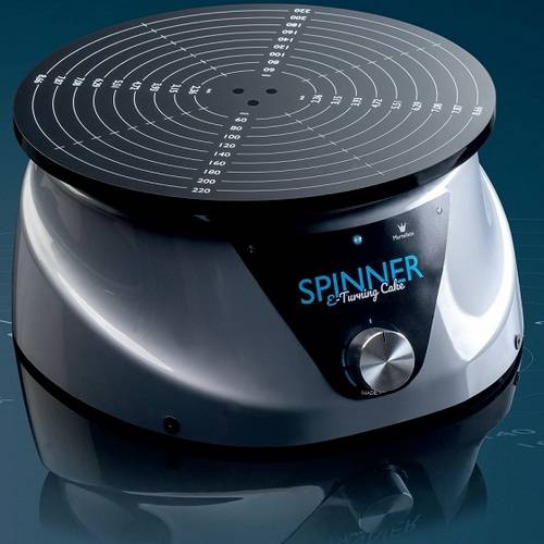 Подставка для торта вращающаяся 240мм Martellato SPINNER электрическая Подставка для торта вращающаяся 240мм Martellato SPINNER электрическая