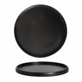 Тарелка мелкая с бортом 260мм, черный "Corone Bushido" [24091] фк6522