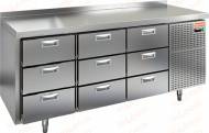 Стол холодильный Hicold GN333/TN 9 ящиков Стол холодильный Hicold GN333/TN 9 ящиков