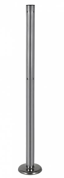 Стойка для барьера 2-х уровневая универсальная хром для К11 Стойка для барьера 2-х уровневая универсальная хром для К11