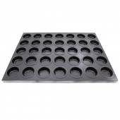 Лист для выпечки маффинов и кексов 62 мм 530*325 с антипригарным покрытием Лист для выпечки маффинов и кексов 62 мм 530*325 с антипригарным покрытием