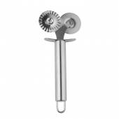 Нож для теста 175 мм. d=38 мм. нерж. двойной, ручка нерж. Abert