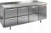 Стол холодильный Hicold GN222/TN 6 ящиков