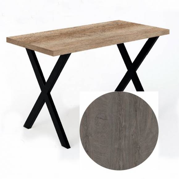 Стол прямой 1200х600х750 Х-образный Дуб Рошелье Стол прямой 1200х600х750 Х-образный Дуб Рошелье