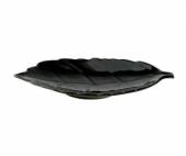 Блюдо листок 253х150мм Киото Блэк 22126B/PT211 /6/ Блюдо листок 253х150мм Киото Блэк 22126B/PT211 /6/