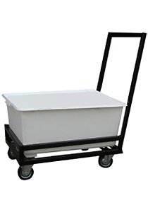 Тележка для белья Вязьма ТП-130 130л (корзина из пластика) Тележка для белья Вязьма ТП-130 130л (корзина из пластика)