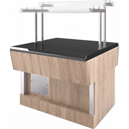 Прилавок холодильный Refettorio (шведский стол островной) RС53S с охлаждаемой кварц.поверхностью