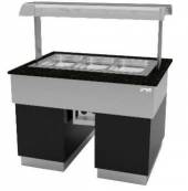 Прилавок тепловой Stone Island Gastrolux ТМ-1610/4GN/SI под 4хGN1/1-200
