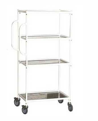 Тележка-стеллаж МТ5 ОЛДАК медицинская, 4 полки нерж. Тележка-стеллаж МТ5 ОЛДАК медицинская, 4 полки нерж.