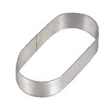 Форма кондитерская 320х160х40мм Овал Спика нерж.