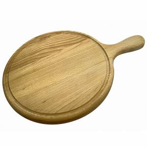 Доска для подачи 340мм круглая Доски буковые, с ручкой, бороздкой 1832 56585 Доска для подачи 340мм круглая Доски буковые, с ручкой, бороздкой 1832 56585