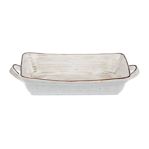 Блюдо прямоугольное с ручками 300х200х60мм фарфор White Fusion P.L. 81223029 /6/ Блюдо прямоугольное с ручками 300х200х60мм фарфор White Fusion P.L. 81223029 /6/