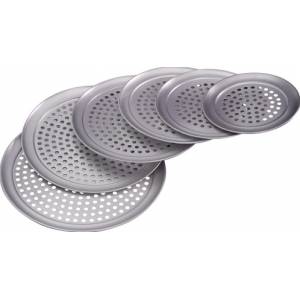 Противень для пиццы 330 мм перфорированный алюмин MGSteel PTWP13