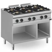 Плита газовая 6 конфор. Apach APRG-117P/PL на открытой базе