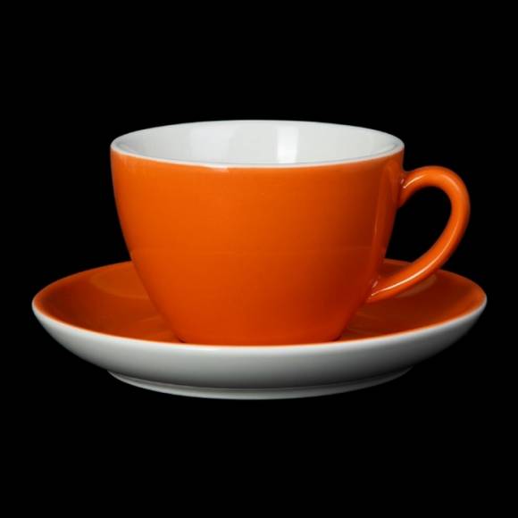 Чайная пара 320мл Corone Gusto оранжевая фк1718 Чайная пара 320мл Corone Gusto оранжевая фк1718