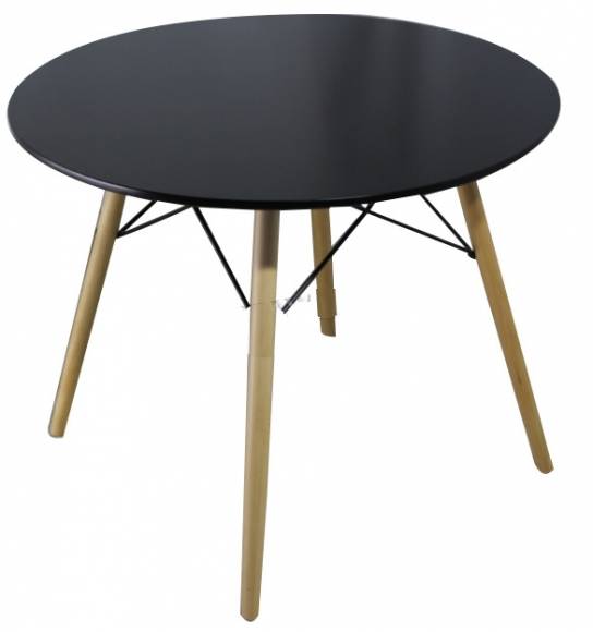 Стол обеденный BM-T08 1000*1000 черный