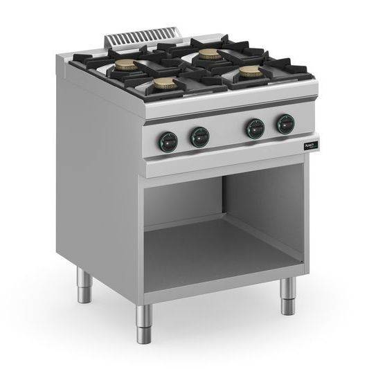 Плита газовая 4 конфор. Apach APRG-77P/PL на открытой базе Плита газовая 4 конфор. Apach APRG-77P/PL на открытой базе