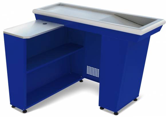 Кассовый бокс МХМ КБ-1,5-1Н (одинарный накопитель) синий МХМ 4.330.059